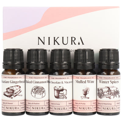 Christmas Treats Fine Fragrance Oil Gift Set | 5x10ml