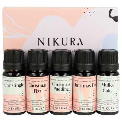 5 x 10ml | Christmas Essential Oil Blends Gift Set